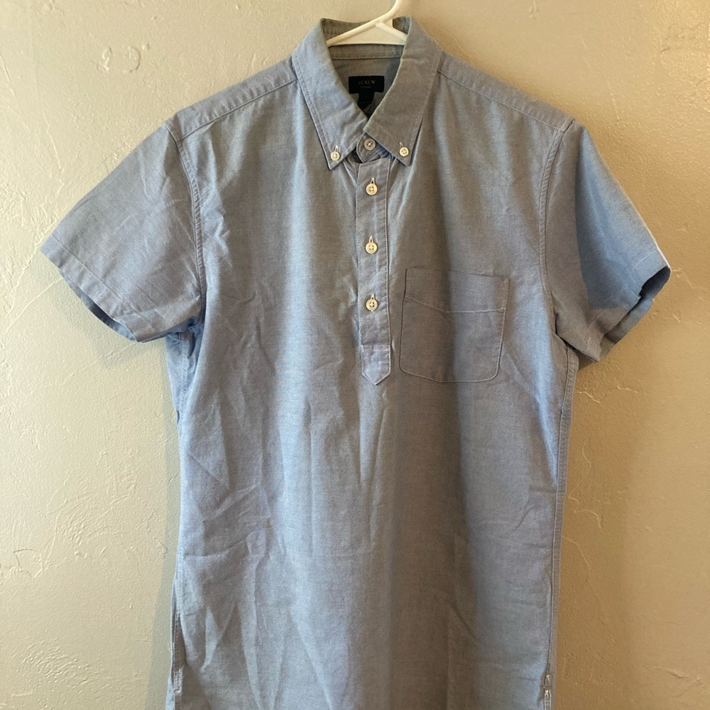 J crew Light Blue short sleeve